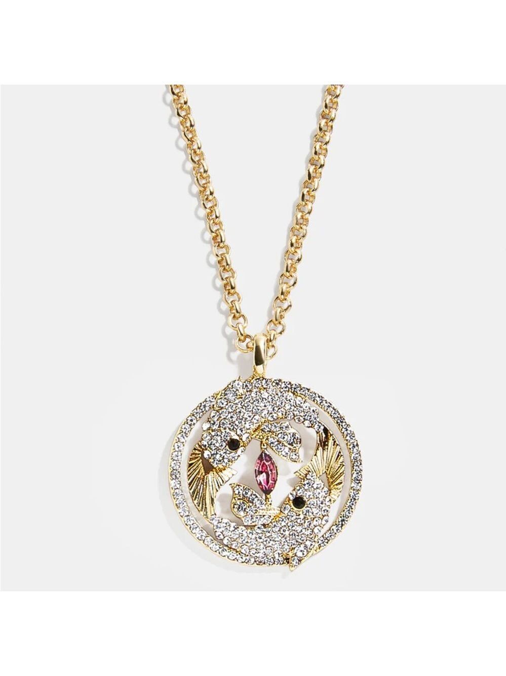 BaubleBar Andrea Pisces Zodiac Necklace New